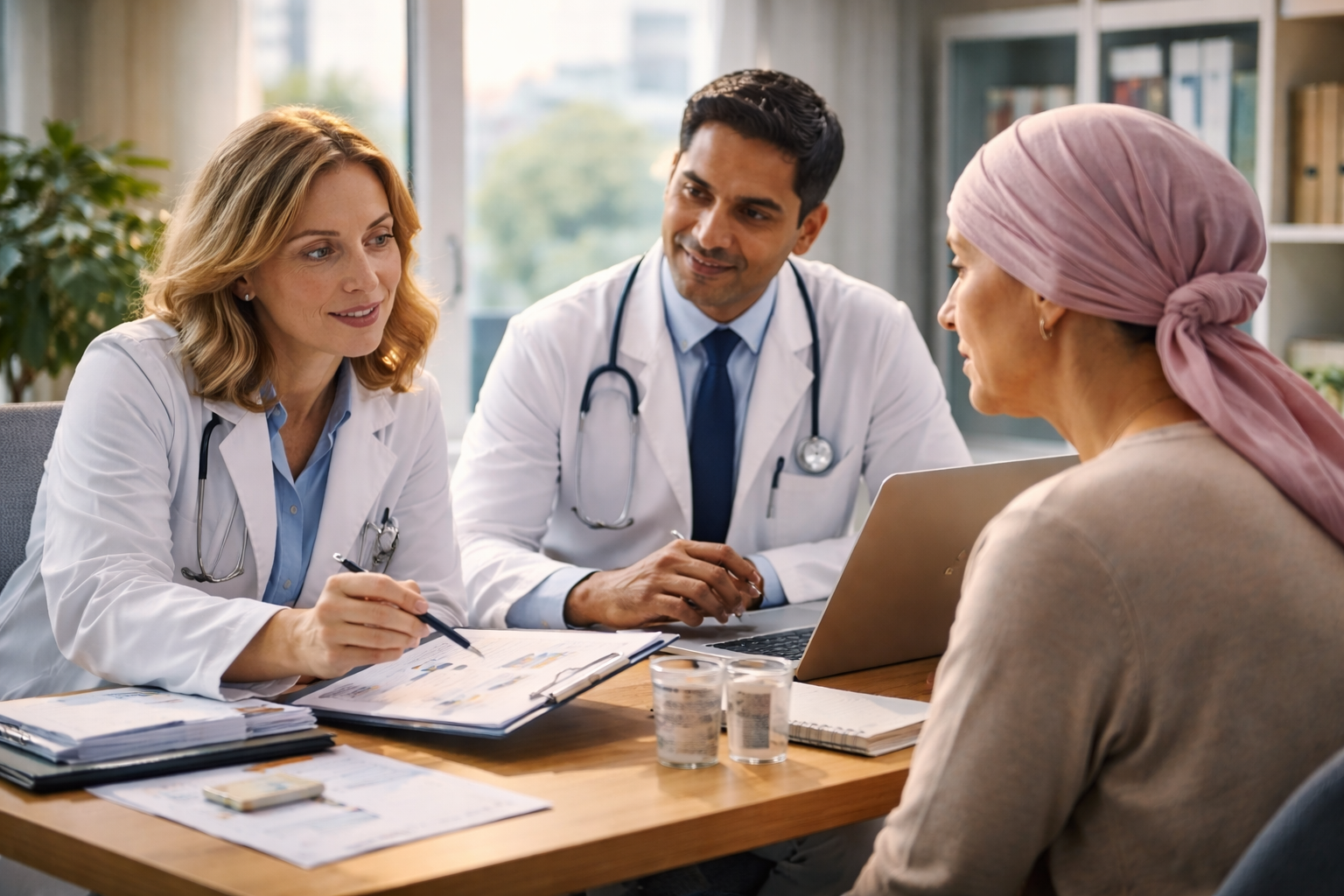 Supportive integrative cancer clinic environment